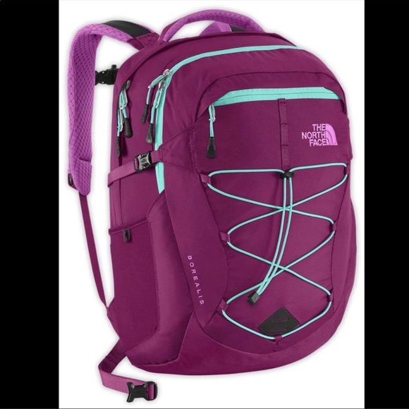 The North Face Handbags - Northface backpack purple and blue